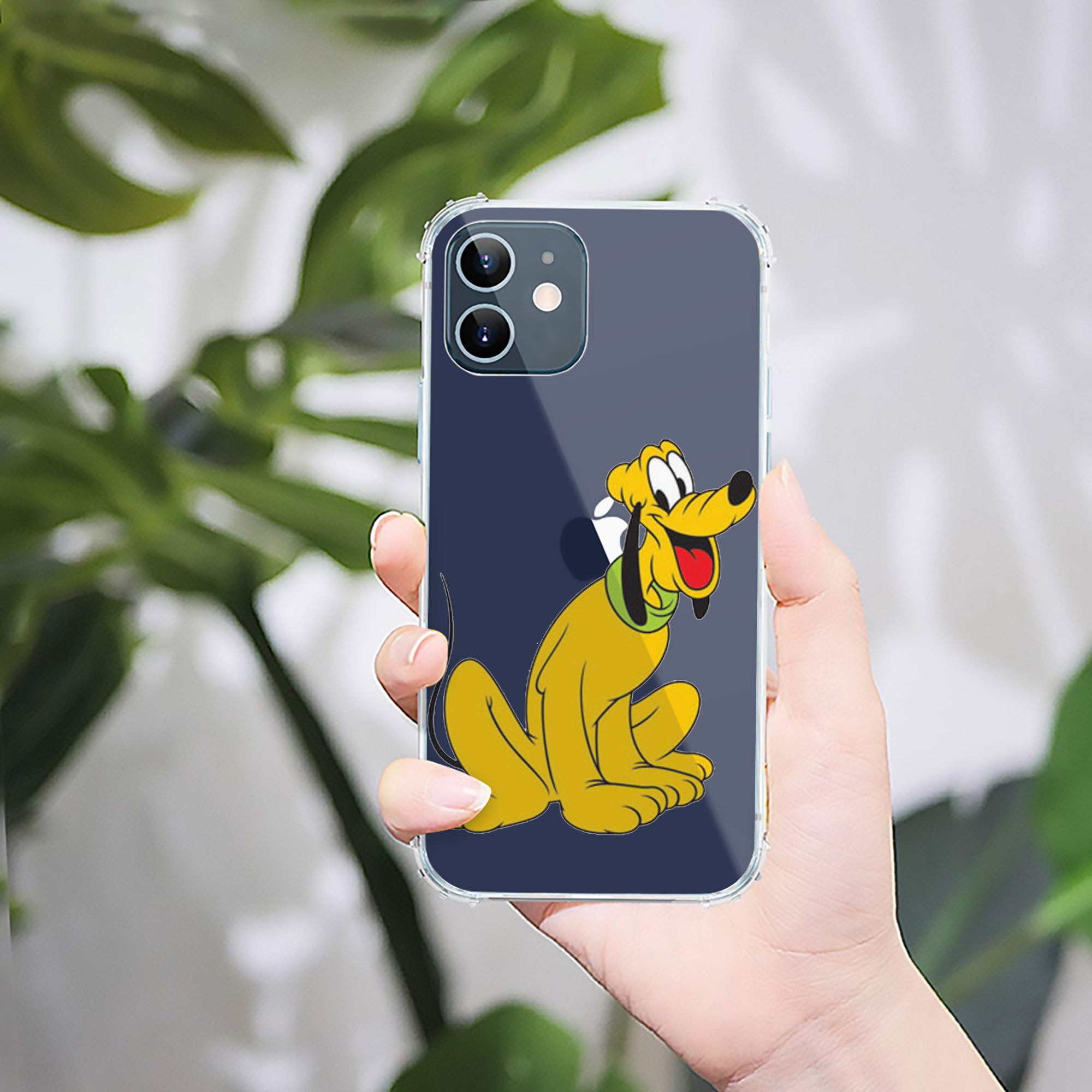 （画像用） ミッキーマウス Mickey Mouse 【iPhone 12シリーズ対応】透明スマホケース（クリアソフトケース）